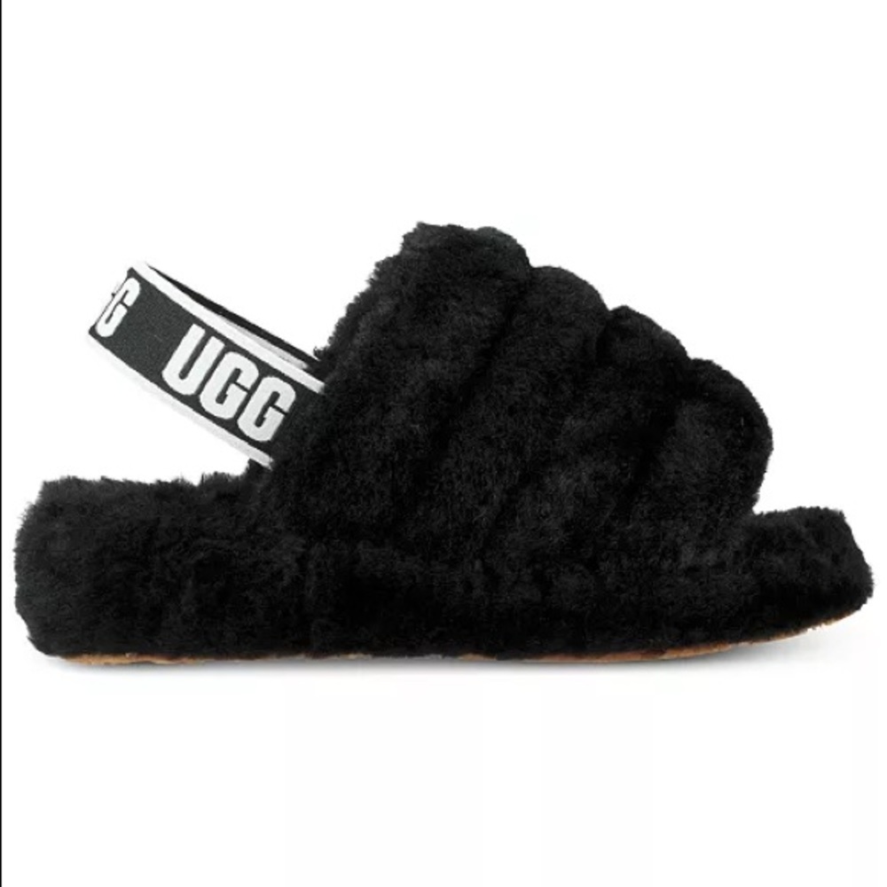 UGG Fluff Yeah Slide {Black}